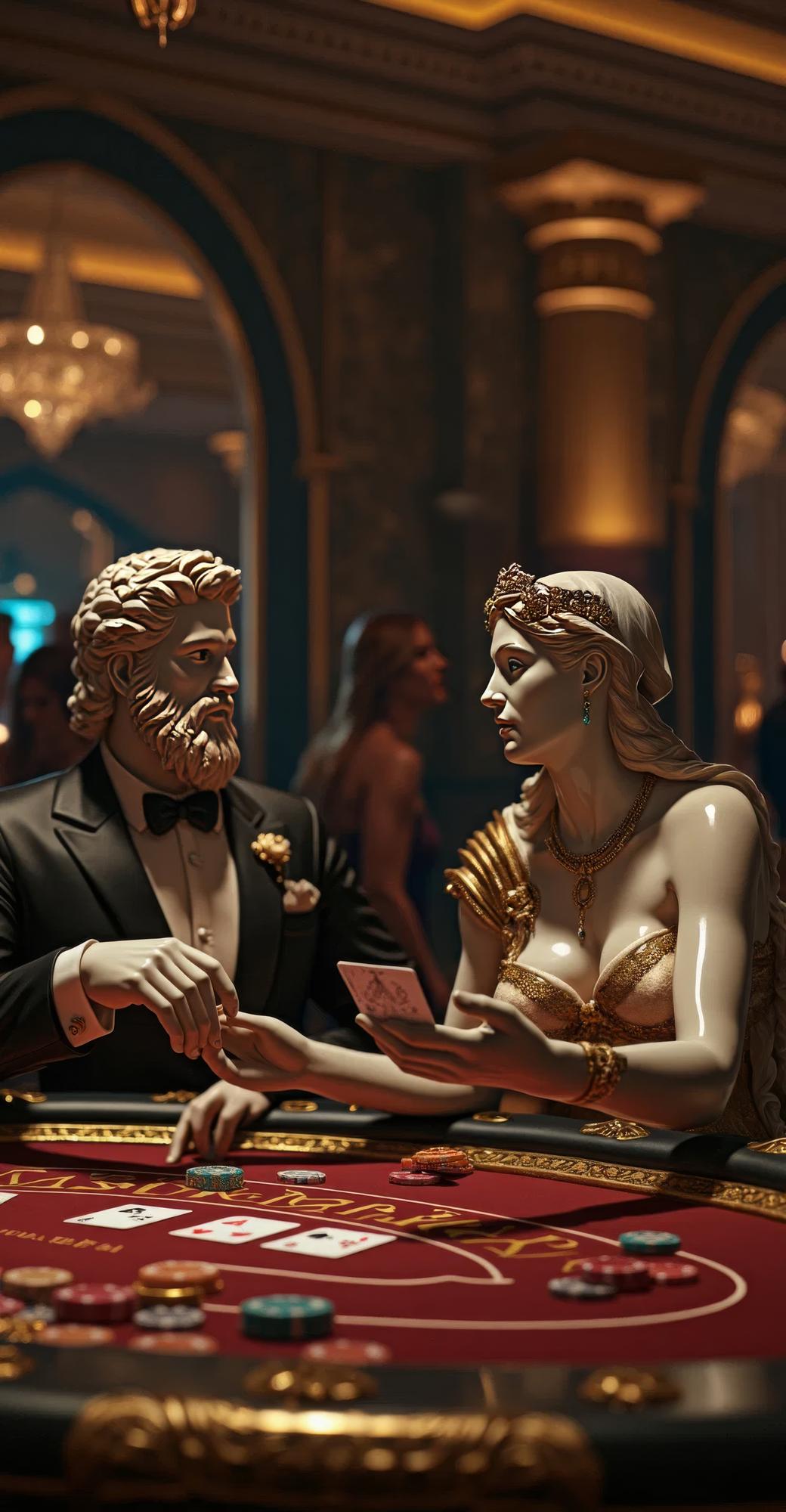 Mobile casino app interface