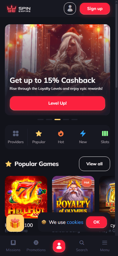 spin empire casino ein konto erstellen